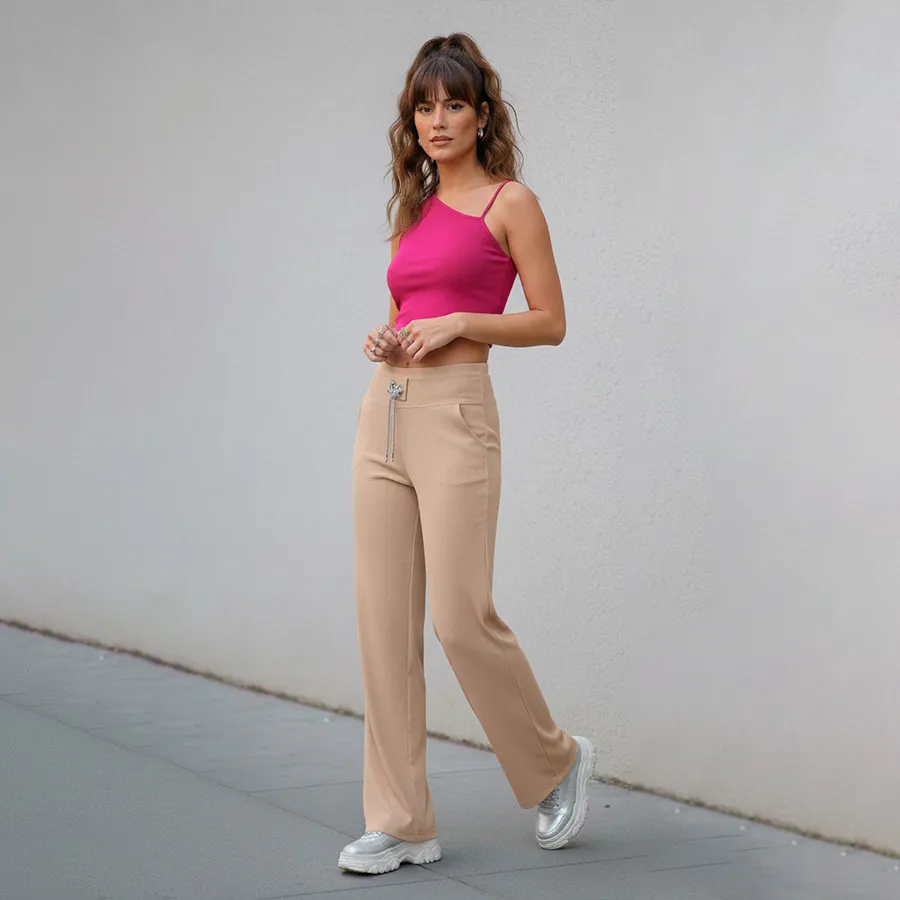 3311-ML-C PANTALON CON TEXTURA 7233